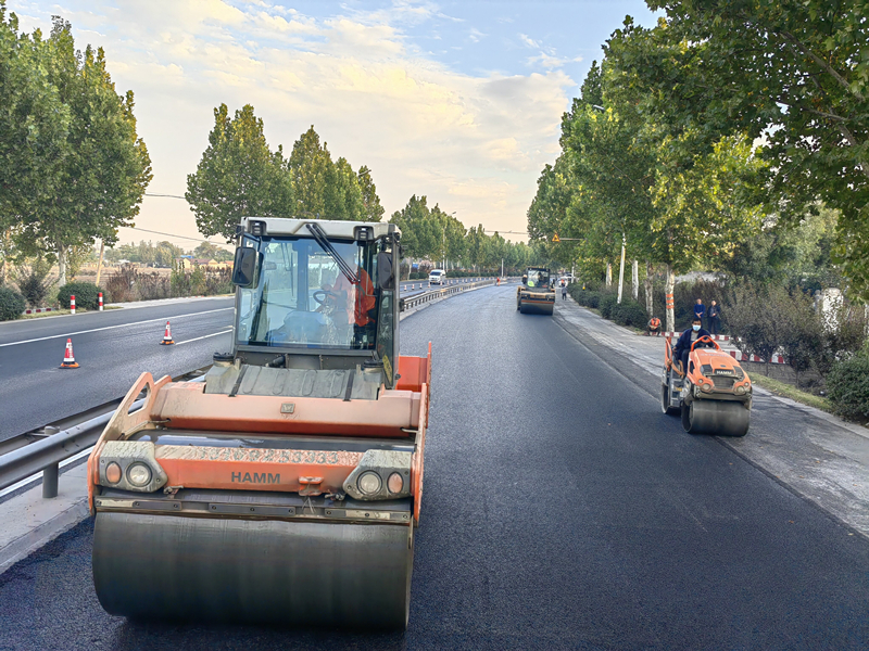 38天，高淄路工程建設(shè)跑出淄博交通加速度