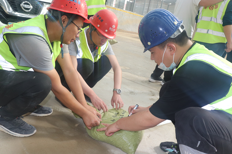 山東省交通科學(xué)研究院西里綜合場站現(xiàn)場取樣標識_副本