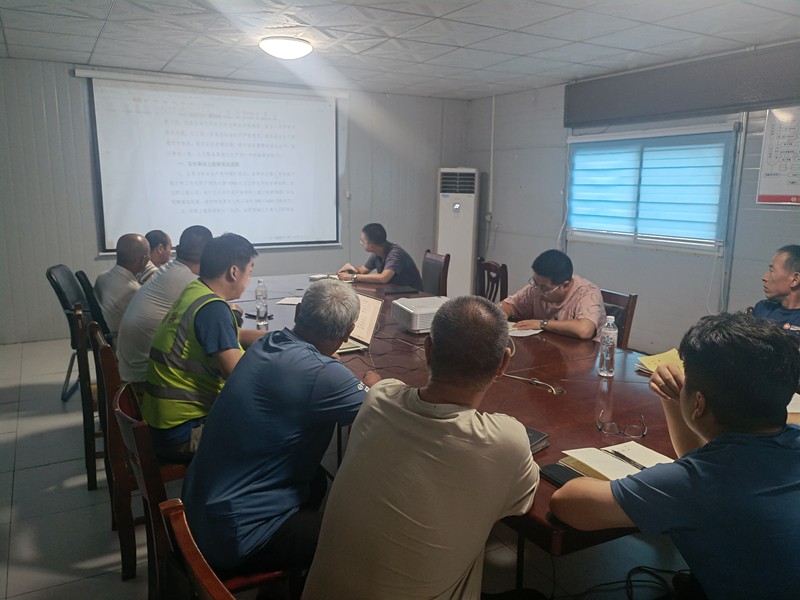 臨臨高速六標悅莊混凝土拌合站學(xué)習(xí)公司９號文件