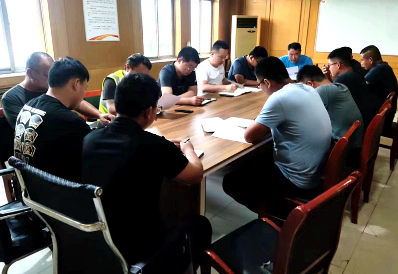 臨淄區(qū)四好路召開安全技術(shù)交底會