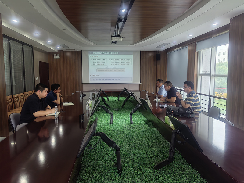 武漢理工大學劉剛院長帶領(lǐng)專家學者團蒞臨魯中公路開展調(diào)研交流