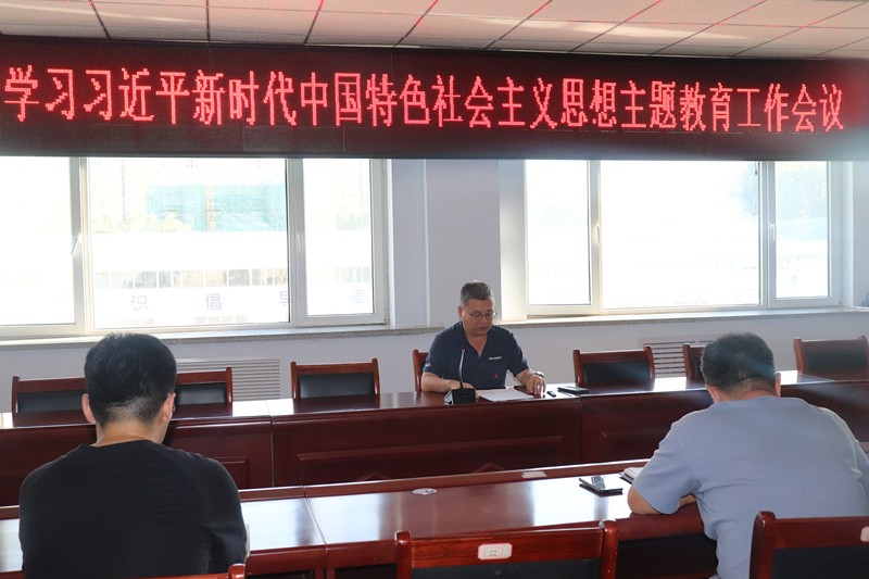 公司召開學(xué)習(xí)貫徹習(xí)近平新時(shí)代 中國特色社會(huì)主義思想主題教育工作會(huì)議