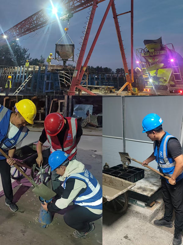 混凝土澆筑、過程檢測(cè)及試塊制作5re35Y_副本