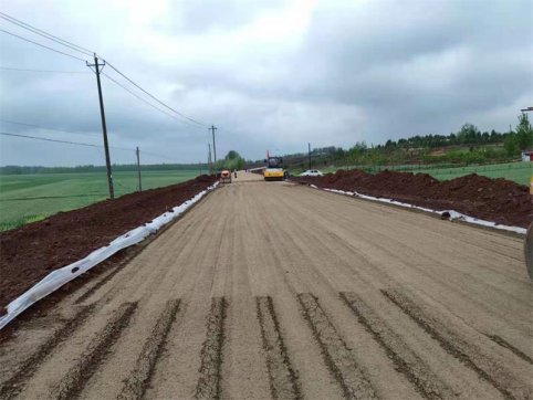 節(jié)日不休息、加點(diǎn)趕工期---沭河生態(tài)路項目工程動態(tài)