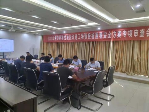 【抓作風(fēng) 創(chuàng)效益】郯城G205項(xiàng)目順利通過鋼板樁圍堰安全方案專項(xiàng)審查