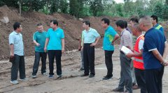 市質(zhì)監(jiān)站、改建辦、總監(jiān)辦等領(lǐng)導(dǎo)視察我公司S102項(xiàng)目工作