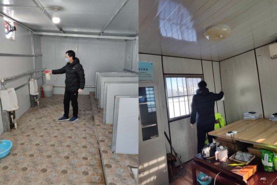 人民路項目部：復(fù)工防疫兩不誤