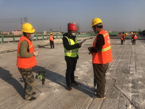 第二工程公司G2項(xiàng)目組織進(jìn)行安全、防疫專項(xiàng)檢查
