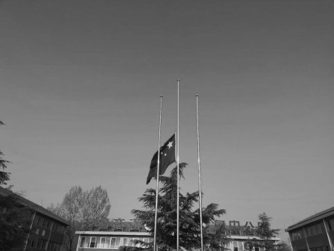 清明節(jié)青蘭項(xiàng)目部舉行哀悼活動