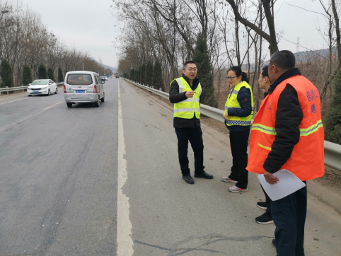 博山小修項目通過第一季度路況調(diào)查工作復(fù)核抽驗